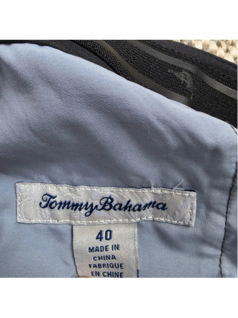 Tommy Bahama pineapple carefully